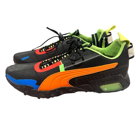 Mens Puma H.ST.20 multi colored Sneakers with Neon Accents - Picture 1 of 6
